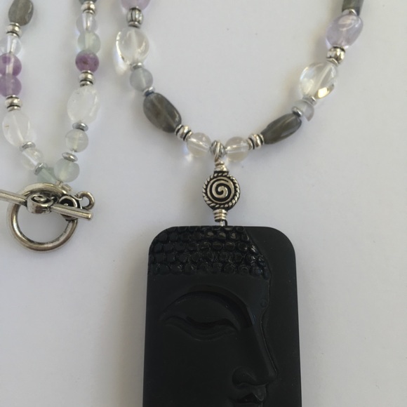 Gemstone Buddha Yoga Neck 📿 - Picture 6 of 7